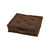 Coussin de sol uni coton (chocolat)