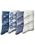 Sokken met bedrukte harten - set van 4 paar (blauw)