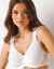 Soutien-gorge bonnets moulés dentelle stretch - avec armatures (blanc)