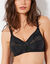 Soutien-gorge Claudette sans armatures - 1 + 1 GRATUIT (1) (noir)