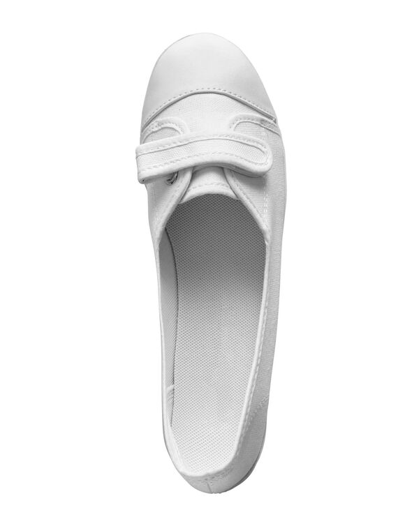 Ballerina's in canvas (wit / wit)