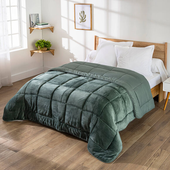 Dubbelzijdig synthetisch dekbed, 600 g/m&sup2; (eucalyptus)
