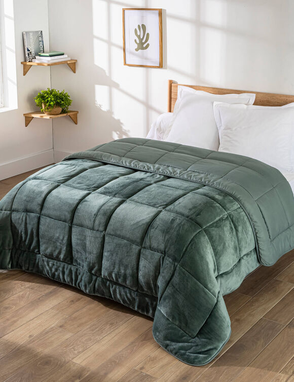 Couette synth&eacute;tique double face 600 g/m&sup2; (eucalyptus)