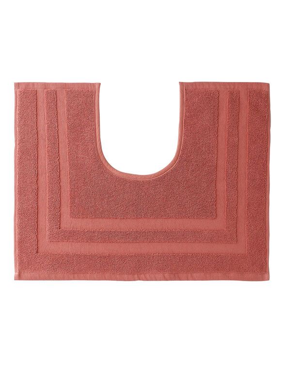 Tapis de bain &eacute;ponge double liteau (brique)