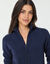 Veste polaire zipp&eacute;e manches longues (marine)