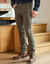 Pantalon droit 5 poches twill coton extensible (kaki)