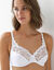 Essential Elegance-beha van kant met cuvettevorm -  met beugels (wit)