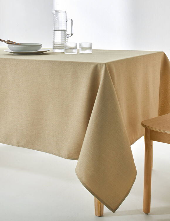 Nappe tram&eacute;e effet chin&eacute;  (ficelle)