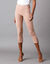 3/4 macramé legging, elastische tailleband (taupe)