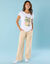 T-shirt met korte mouwen en geplaatste print, Kleine Lengtes (wit)