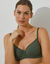 Soutien-gorge coton stretch avec armatures  - lot de 2 (nude + kaki)