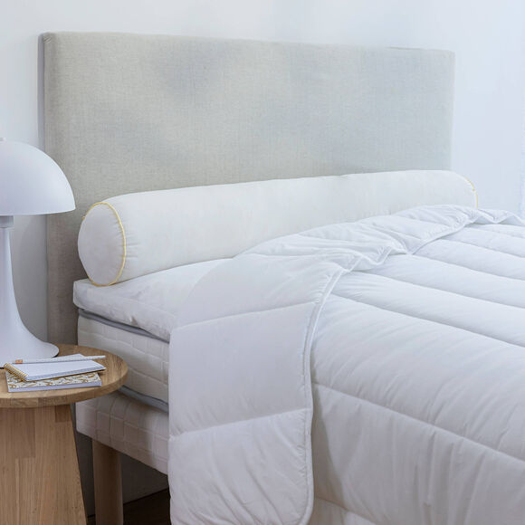 Traversin anti-microbien naturel ferme (blanc)