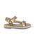 Sandales plates en cuir, Hipsnake (bronze)