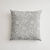 Housse de coussin imprim&eacute; indien - lot de 2 (gris)