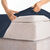 Drap-housse uni jersey 130g/m&sup2; - bonnet 40 cm (bleu encre)