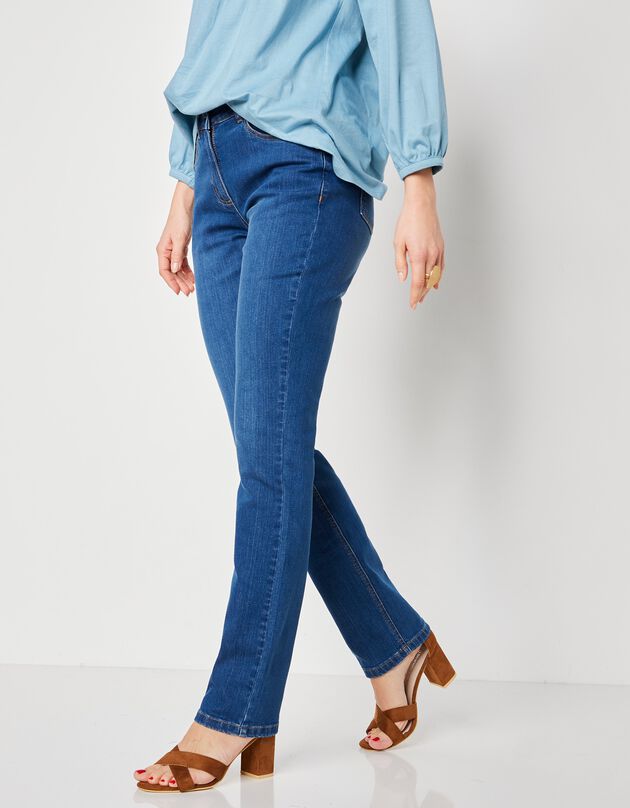 Jean stretch coupe droite (stone)