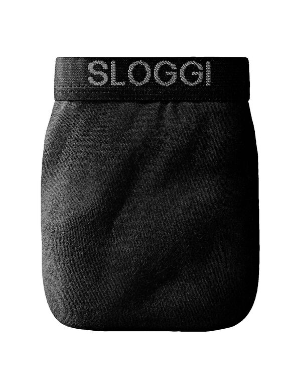 Slip ferm&eacute; forme midi (noir)
