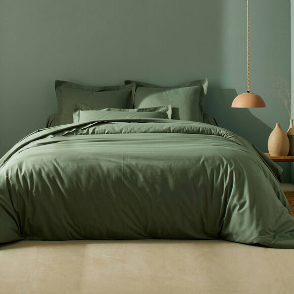 Effen beddengoed - polyester-katoen, 57 draden/cm&sup2; (eucalyptus)