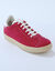 Vintage sneakers in splitleer, gekleurd (fuchsia)