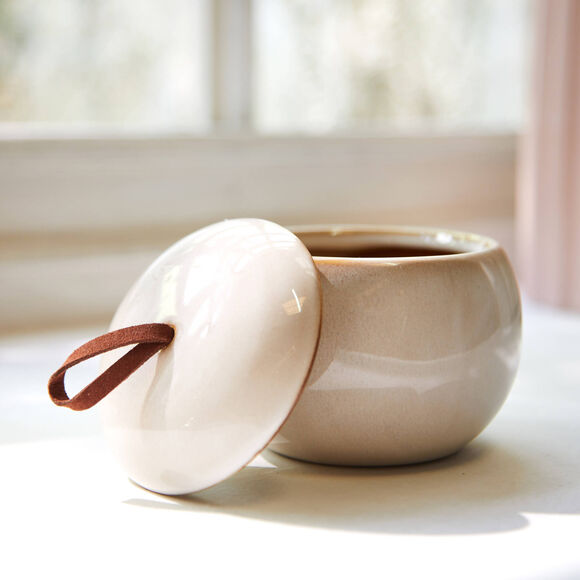 Pot en céramique (beige)