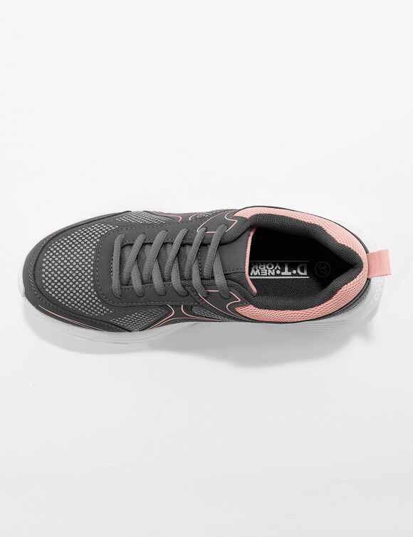 Baskets de sport fantaisie grises (gris)
