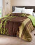 Bedrukt dekbed in microvezel Jungle 400g/m2 (groen / chocolade)