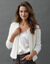 Paletotvest in zacht fantasietricot (naturel)