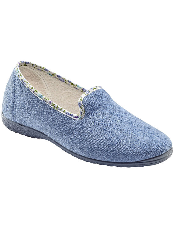 Hoge pantoffels - badstof (jeans)
