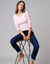 T-shirt met lange mouwen - set van 2 (roze)