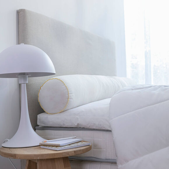 Traversin anti-microbien naturel ferme (blanc)