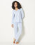 7/8-pyjamabroek in katoen met grafische print (blauw)