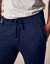 Pantalon jogging molleton bas droits (marine)