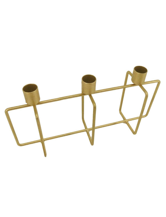 Chandelier dor&eacute; 3 branches (dor&eacute;)