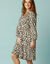 Robe chemisier Spécial Petites imprimé léopard (écru / taupe)