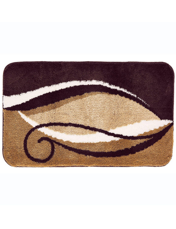 Tapis de bain fantaisie Zilla (marron)