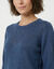 Trui met details in pointelletricot (marine)
