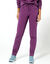 Pantalon jogging, molleton gratté (raisin)