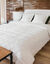 Dekbed in linnen en katoen met vulling van gerecycleerde vezels 300g/m² (wit)
