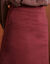 Jupe courte trap&egrave;ze, twill (bordeaux)