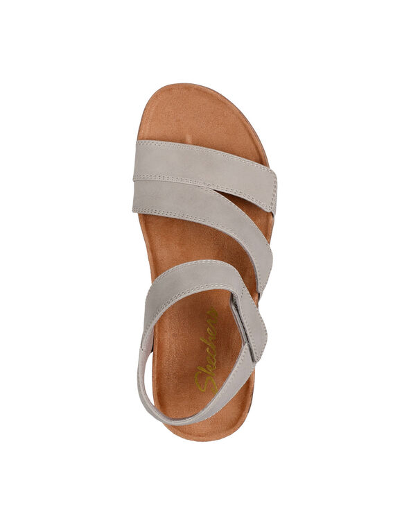 Sandales scratch&eacute;es ajustables LIFTED COMFORT (taupe)