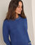 Robe pull détails brillants, 2 poches (bleu)