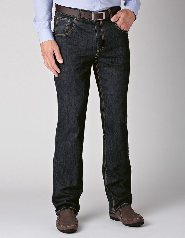 Jeans voor gezet lichaam (black)