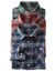 Flanel geruite overhemden - set van 3 (groen + bordeaux + marine)