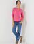 Vest met knopen, mix van wol en mohair (roze)