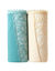 Maxislip met hoge taille in microvezel en stretchkant - set van 2 (blauw + nude)