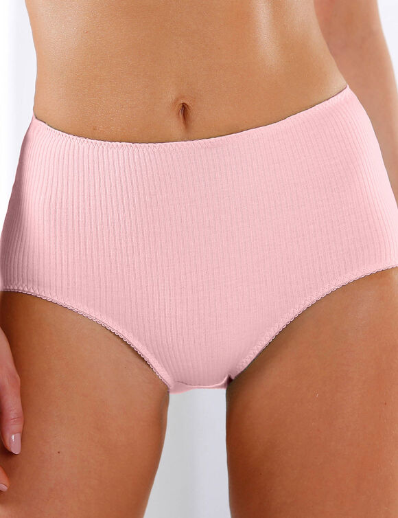 Culotte maxi c&ocirc;tes plates - lot de 6 (poudre)