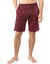 Pyjama short Business col V (bordeaux / marine)