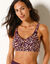 Maillot van bikini zonder beugels uit de postoperatieve collectie van Araminda (ecru / pruim)