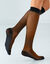 Mi-bas anti fatigue 140 deniers - lot de 2 paires (noir)