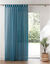 Effen paneelgordijn met bevestigingslussen (eendenblauw)
